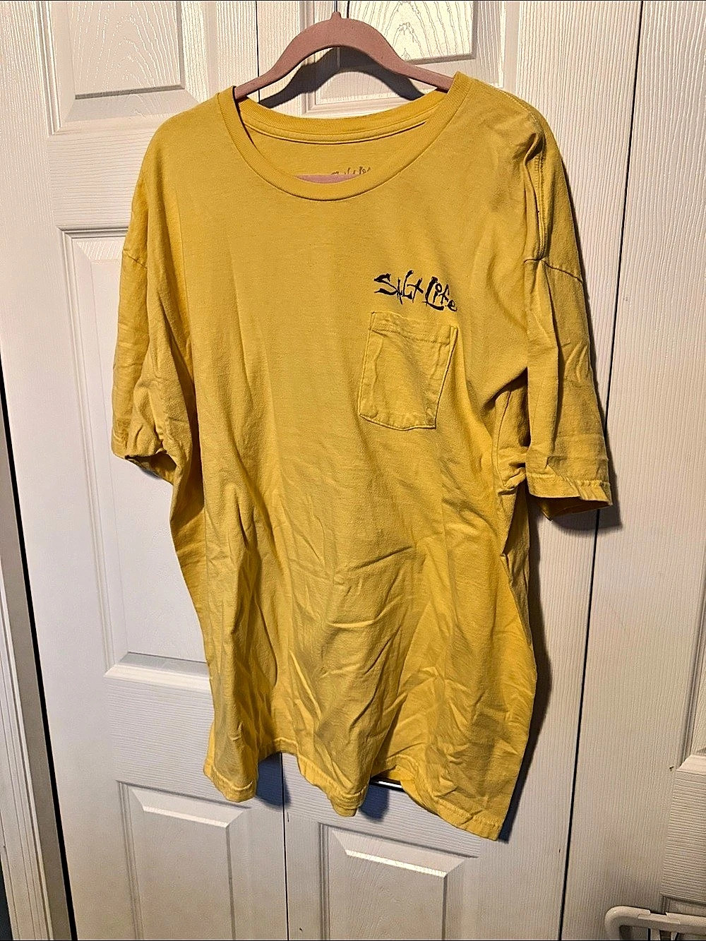 Salt Life Yellow Graphic Pocket Tee